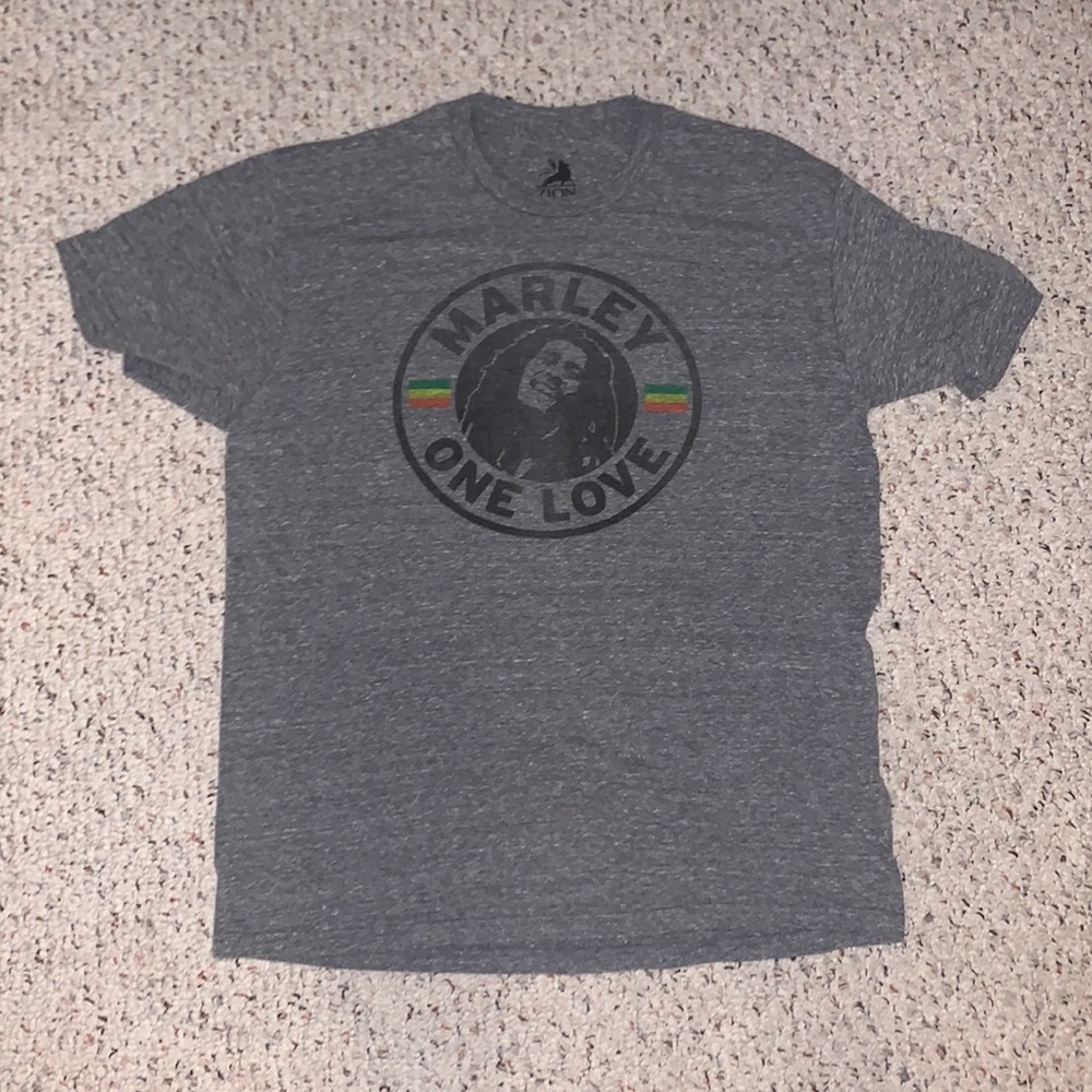 Bob Marley Large Vintage Grey T-Shirt